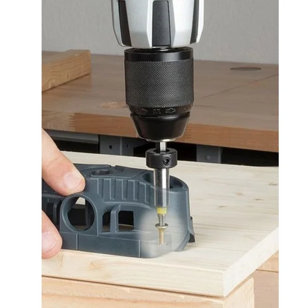 Guia de Perfuração para Brocas cilíndrica e Forstner 468600 Wolfcraft