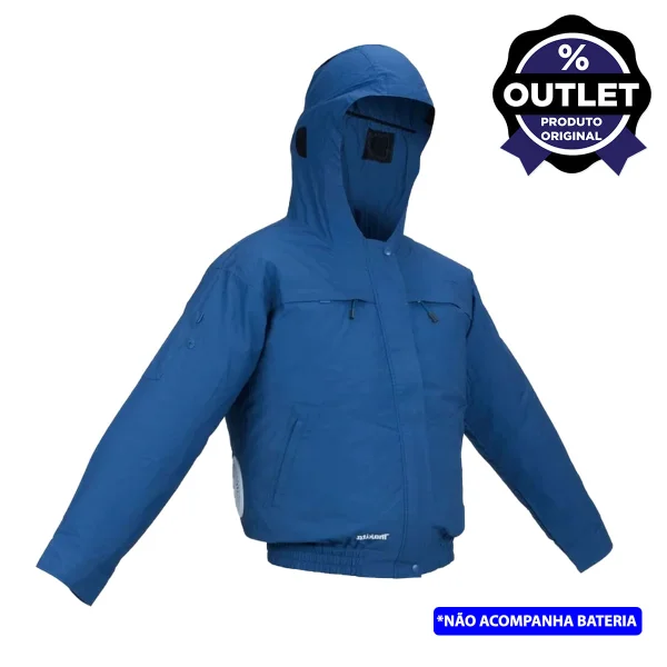 Jaqueta de Resfriamento à Bateria Não acompanha Azul DFJ305Z Makita Outlet