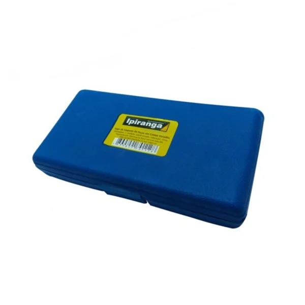 Jogo de Soquetes 1/4 Pol Cromo Vanádio com 46 Peç F000124 Ipiranga