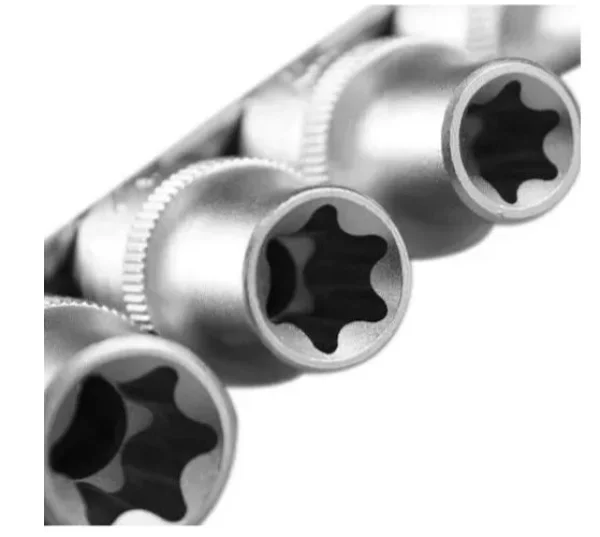 Jogo de Soquetes com Perfil Torx 502 12 Peç 060355 Robust
