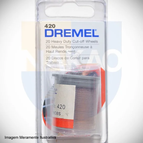 Jogo Discos de Corte 24mm 420 20 Unidades 2615000420 Dremel