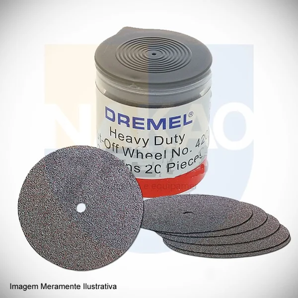 Jogo Discos de Corte 24mm 420 20 Unidades 2615000420 Dremel