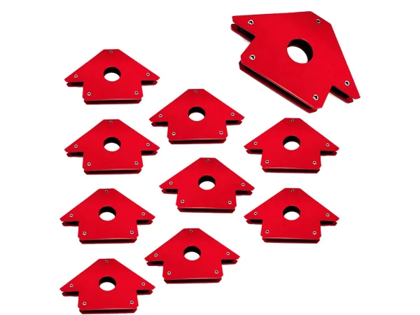 Kit 10 Esquadros Magnético 35 Kg NKF