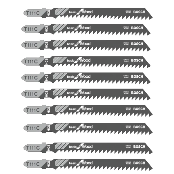 Kit 10 Lâminas de Serra Tico Tico T111C Bosch