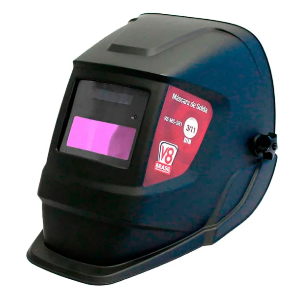 Kit 2 Esquadros Magnéticos 12 Kg NKF e Máscara para Solda Automática SR1