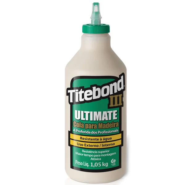 Kit 4 Colas para Madeira III Ultimate Wood Glue 946ml Titebond