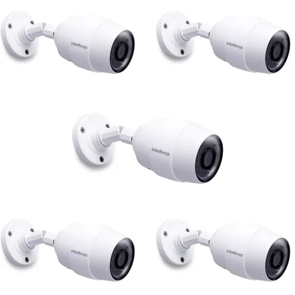 Kit 5 Câmeras de Segurança Wi-Fi HD iC5 Intelbras