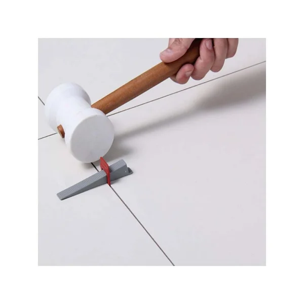 Kit 5 Pacotes de 100 Espaçadores 10mm e 5 Cunhas Slim para Nivelamentos