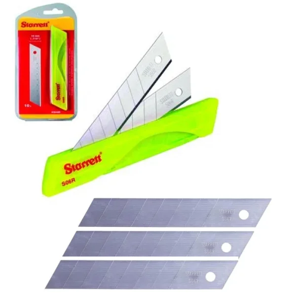 Kit 50 Lâminas Larga 18mm para Estiletes KS06R Starrett