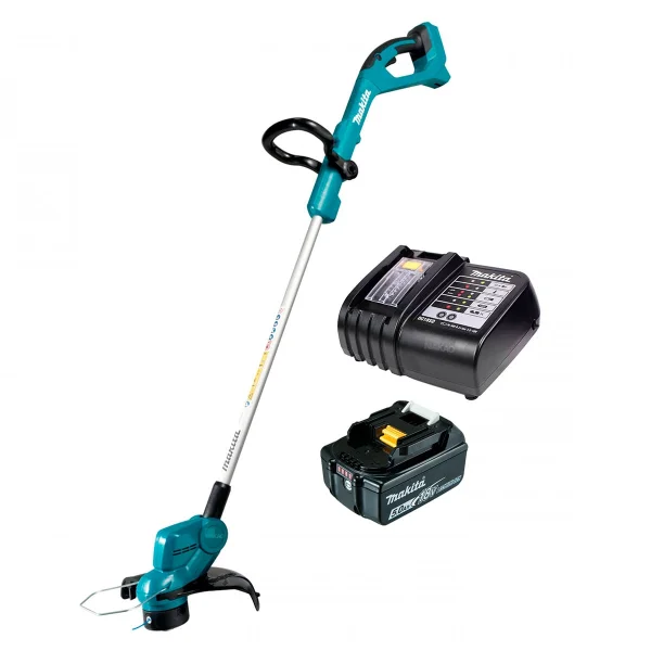 Kit Aparador de Grama DUR193Z Makita e Bateria 18V 5.0Ah e Carregador DC18SD