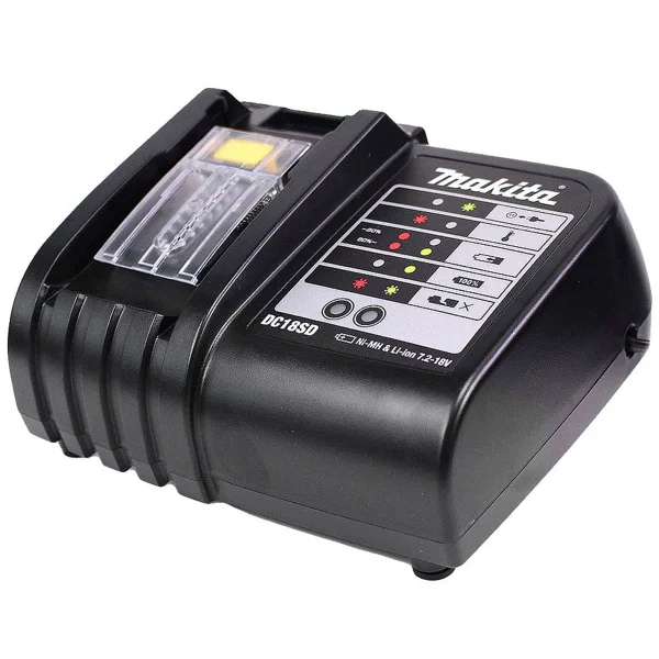 Kit Aspirador de Pó DCL180Z Makita e Bateria e Carregador e Implemento Ciclone