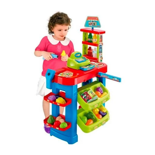Kit Casinha de Brinquedo 561234 e Mercadinho Turma da Mônica 491300 Belfix
