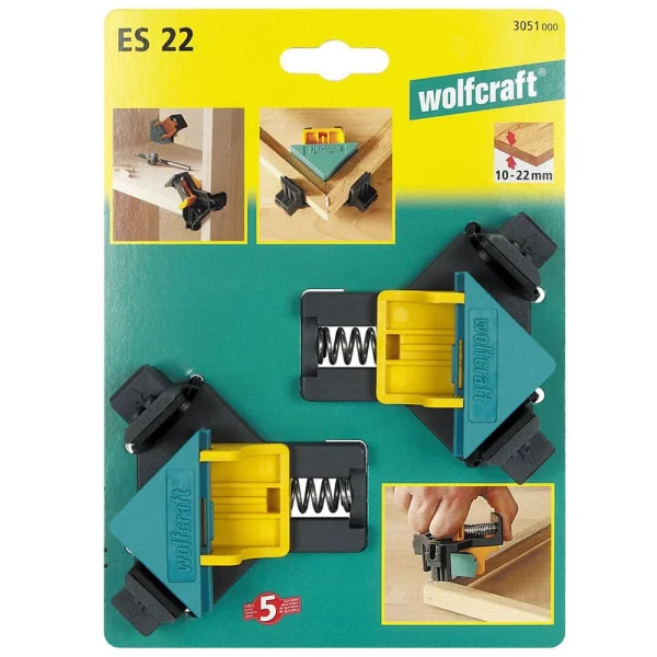 Kit Com 2 Unidades Sargento Clip Angular 305100 Wolfcraft