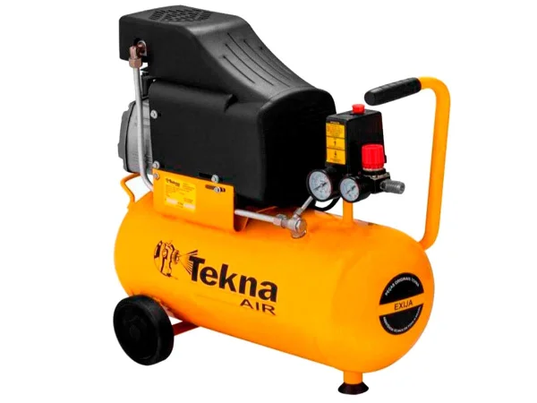 Kit Compressor de Ar 24L CP8525 Tekna e Retífica Reta G1176 Gamma