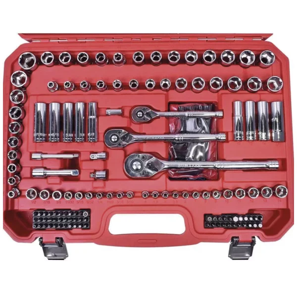 Kit de Ferramentas em Cromo Vanádio 205 Peç 27785 Bumafer