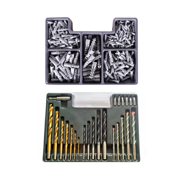 Kit Furadeira de Bancada 13mm G2320BR Gamma e Jogo de Brocas e Bits