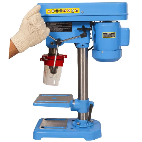 Kit Furadeira de Bancada 13mm G2320BR Gamma e Torno Morsa de Bancada 50mm