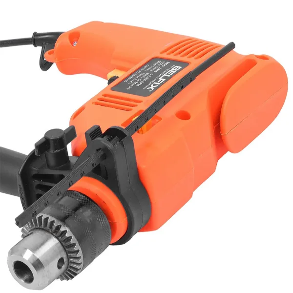 Kit Furadeira de Impacto 500 Watts Belfix e 5 Brocas e Jogo de Bits e Adaptador 220 Volts