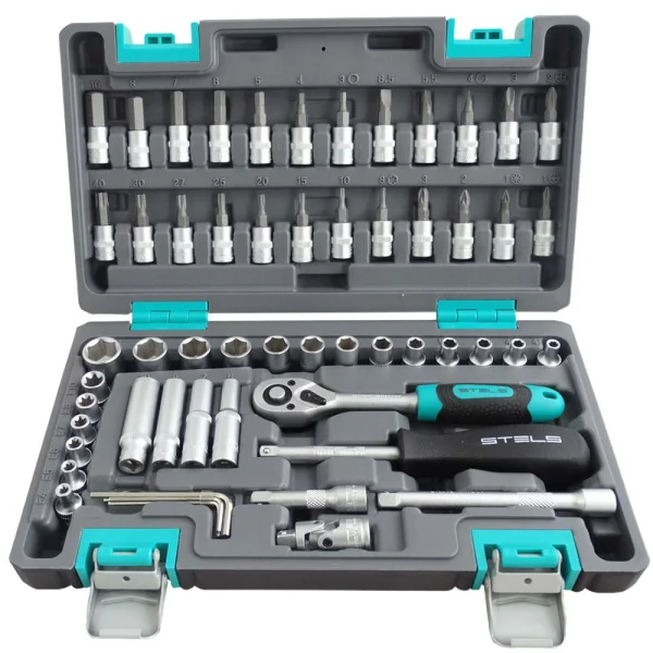 Kit Furadeira de Impacto 500W BTX Belfix e Kit de Ferramentas 57 Peç