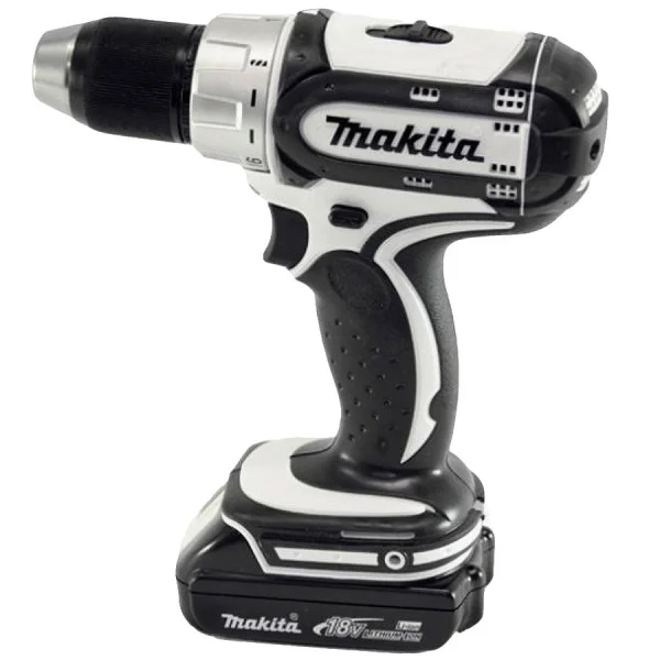 Kit Furadeira e Parafusadeira 18V BDF452 Makita e Maleta e Bateria e Carregador