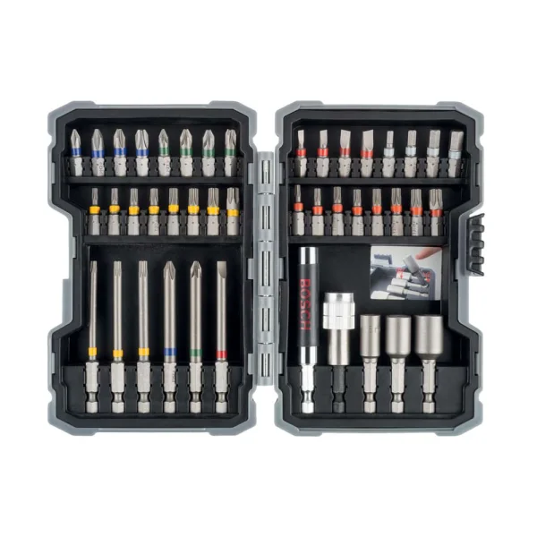 Kit Furadeira Parafusadeira GSR 120-LI Bateria e Carregador e Jogo 43Pçs e Bolsa