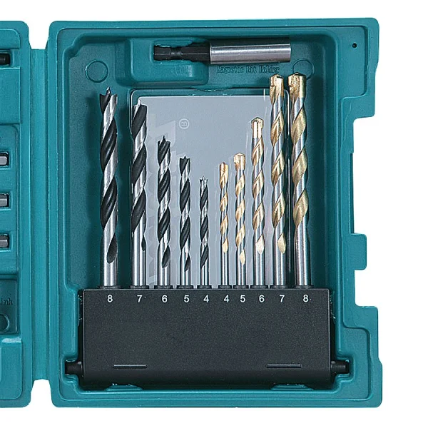 Kit Maleta com Brocas para Metal e Madeira e Alvenaria e Acessórios 34 Peç D-36980 Makita