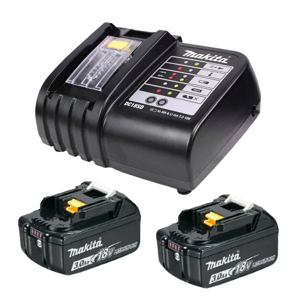 Kit Martelete à Bateria DHR171Z Makita e 2 Baterias 18V e Carregador e Maleta