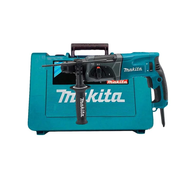 Kit Martelete Combinado 24mm SDS Plus 800 Watts HR2470 Makita e Ponteira 250mm