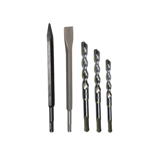 Kit Martelete Combinado 800W M8701G Makita e Brocas e Talhadeira e Ponteira