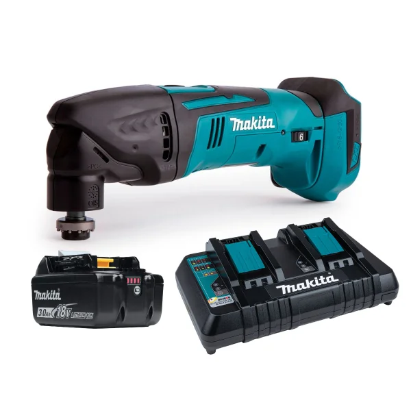 Kit Multicortadora Oscilante DTM50Z Makita e Bateria 18V 3.0Ah e Carregador