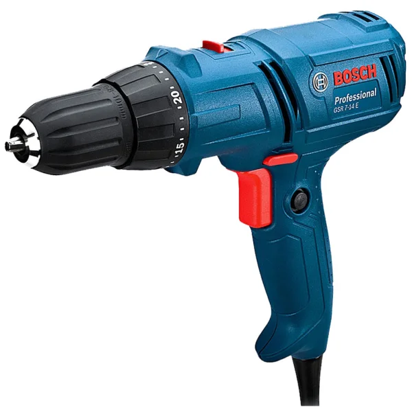 Kit Parafusadeira e Furadeira 400W GSR 7-14 Bosch e Maleta de Acessórios VLine