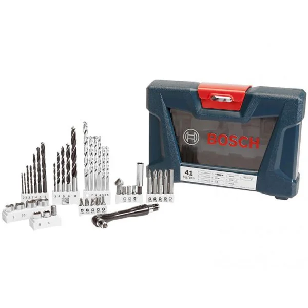 Kit Parafusadeira e Furadeira 400W GSR 7-14 Bosch e Maleta de Acessórios VLine