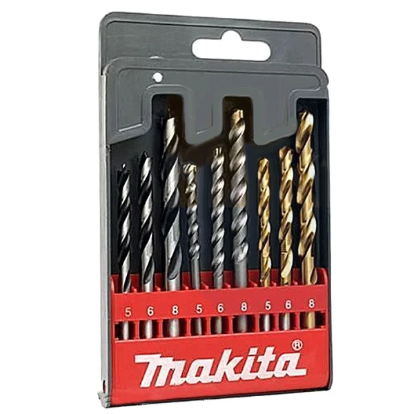 Kit Parafusadeira e Furadeira de Impacto HP331DWYE Makita e Jogo de Brocas