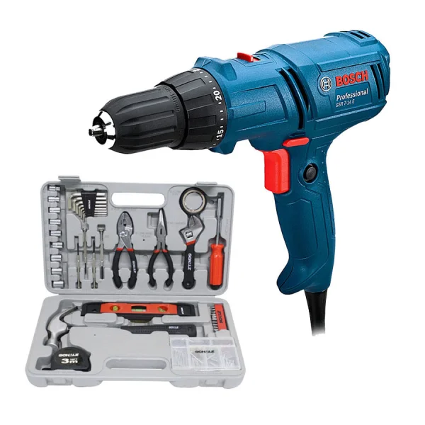Kit Parafusadeira Furadeira 400W GSR 7-14 E Bosch e Ferramentas Manuais Hobby