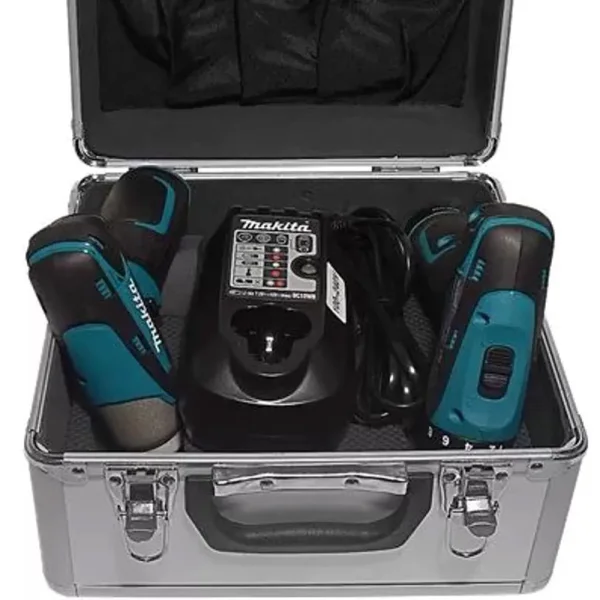 Kit Parafusadeira Furadeira de Impacto à Bateria LCT204 Makita e Bits de Torção