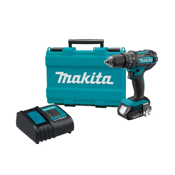 Kit Parafusadeira Furadeira de Impacto DHP482SY e Aspirador de Pó DCL180Z Makita