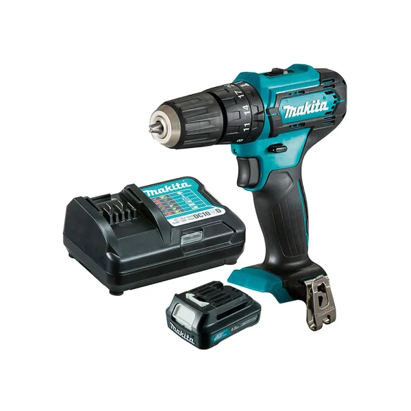 Kit Parafusadeira Furadeira HP333DWYX3 e Aspirador CL106FDZW Makita Maleta 7Bits