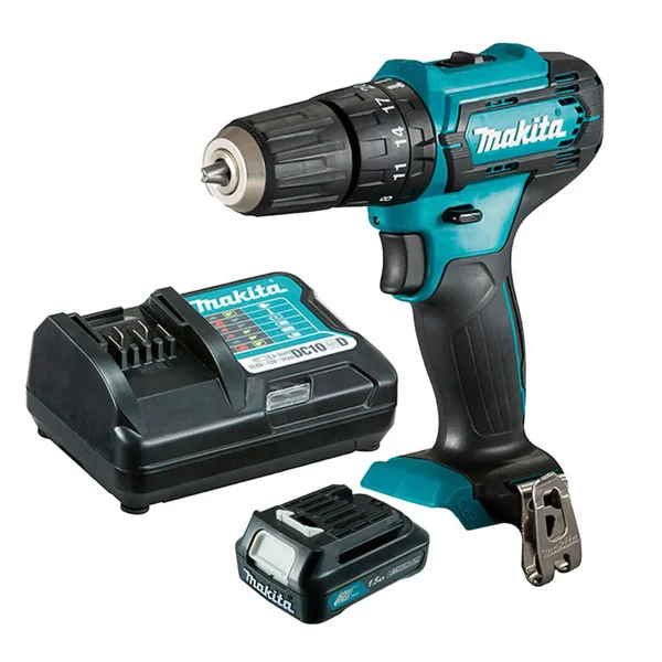 Kit Parafusadeira Furadeira HP333DWYX3 e Aspirador Makita e 7 Bits e Adaptador