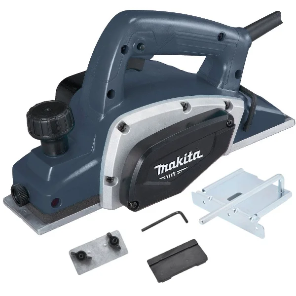 Kit Plaina Elétrica Profissional M1902G Makita e Caixa de Ferramentas 16 Pol