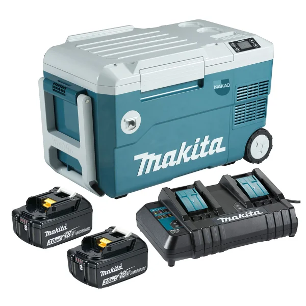 Kit Refrigerador e Aquecedor DCW180Z Makita e 2Baterias 3.0Ah e CarregadorDC18SH