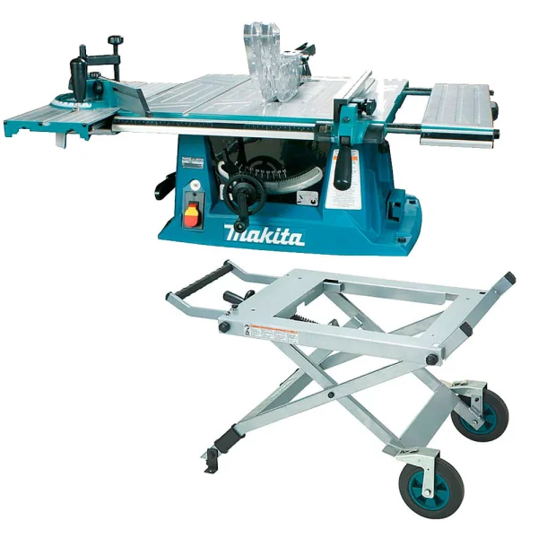 Kit Serra Circular de Bancada MLT100 e Bancada para Serra JM27000300 Makita
