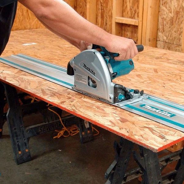 Kit Serra Circular de Trilho SP6000J Makita 2Trilhos1M 2Sargentos Bolsa Conector