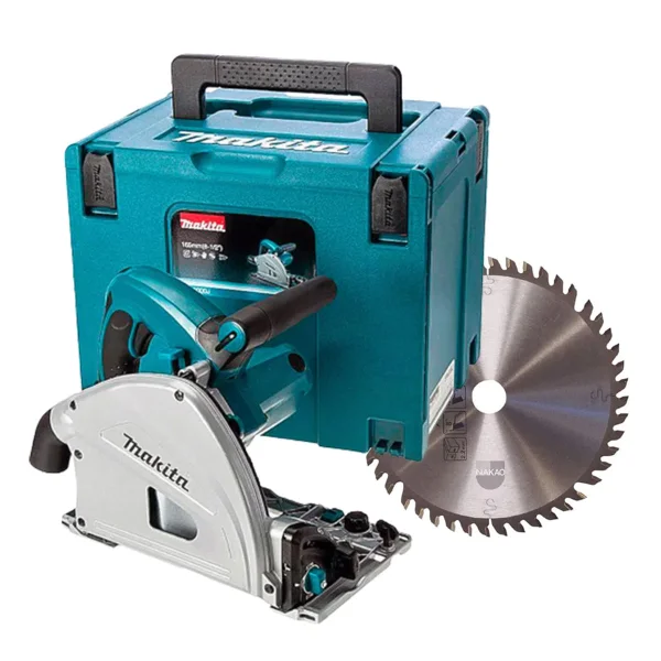 Kit Serra Circular de Trilho SP6000J Makita e 2 Sargentos e Trilho 1M e Bolsa