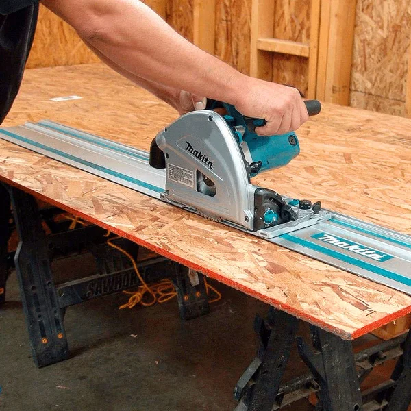 Kit Serra Circular de Trilho SP6000J Makita e 2 Trilhos 1M e Bolsa para Trilho