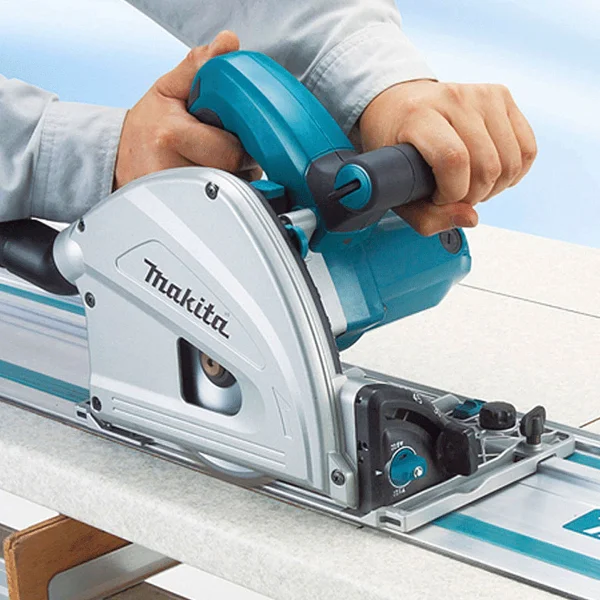 Kit Serra Circular de Trilho SP6000J Makita e Trilho 1M e Bolsa para Trilho