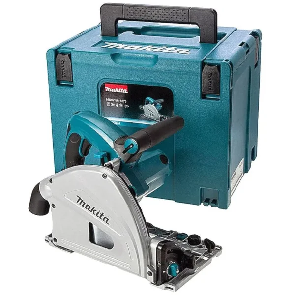 Kit Serra Circular SP6000J Makita e 3 Trilhos de 1m e Coletor e Conjunto Ângulo