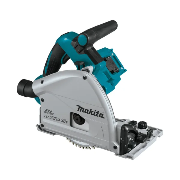 Kit Serra Circular Trilho DSP601ZU Makita 2 Baterias BL1830 e Carregador DC18RC