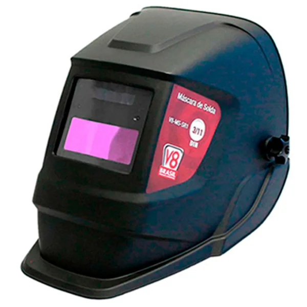 Kit Solda Inversora Flama 161 Boxer e Máscara SR1 e 2 Esquadros Angular 12Kg Bivolt