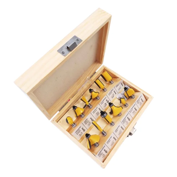 Kit Tupia de Coluna 1.200 Watts G1965 Gamma e Cj de Fresas para Madeira 6mm NKF