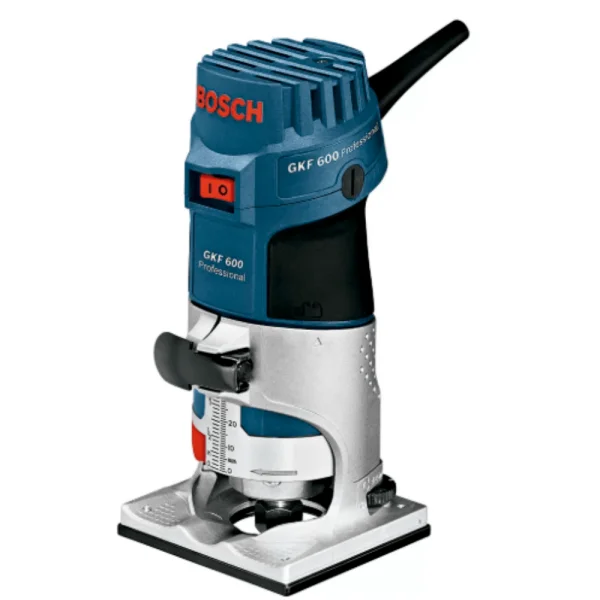 Kit Tupia Laminadora 1/4 Pol 600W Bosch e Conjunto de Fresas para Madeira NKF